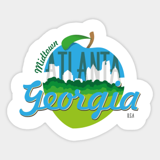 Midtown Atlanta Sticker